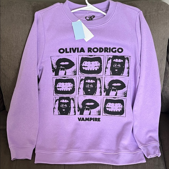 Brand new Olivia Rodrigo Purple Sweatshirt - Picture 2 of 4
